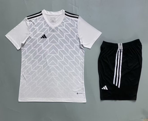 AFX-#731 White DIY Custom Blank Uniforms Soccer Jersey Shorts