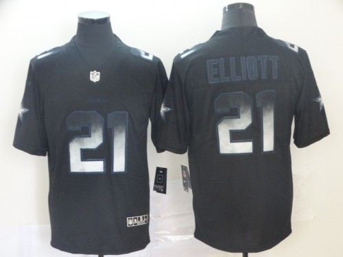 Dallas Cowboys #21 ELLIOTT Black NFL Jersey