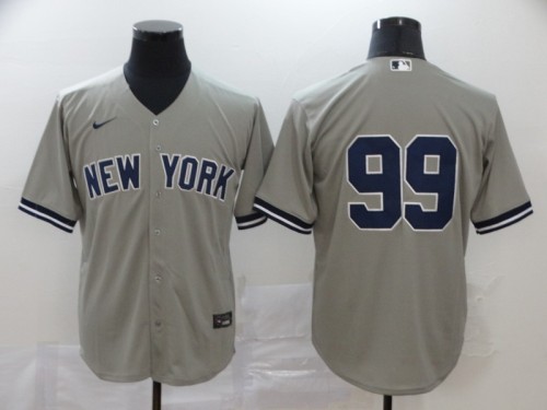 New York Yankees 99 Grey 2020 Cool Base Jersey