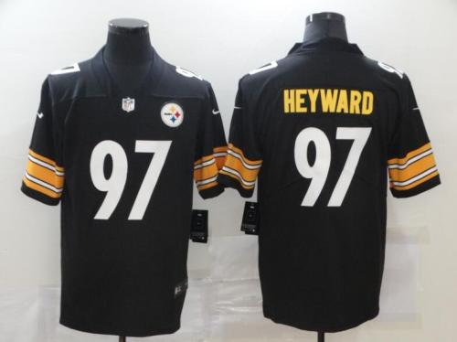 Steelers 97 Cameron Heyward Black Vapor Untouchable Limited Jersey