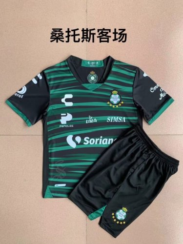 Adult Uniform 2022-2023 Santos Laguna Away Soccer Jersey Shorts