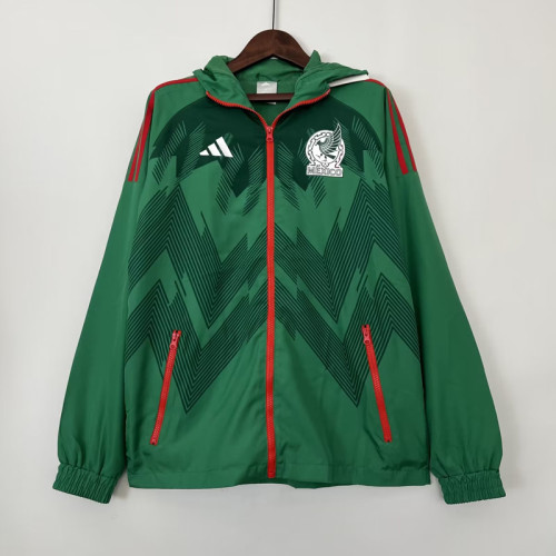 2023-2024 Mexico Green Soccer Hoodie