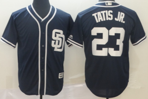 2019 San Diego Padres # 23 TATIS JR. Blue  MLB Jersey