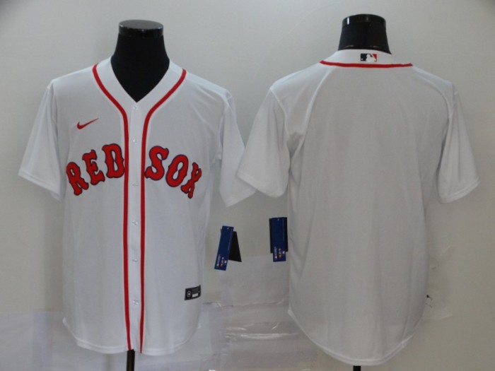 Boston Red Sox Blank White Cool Base Jersey