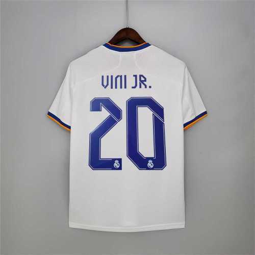 Fans Version 2021-2022 Real Madrid VINI JR. 20 Home Soccer Jersey