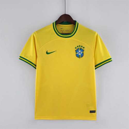Fans Version 2022 Brazil Concept Version Yellow Soccer Jersey