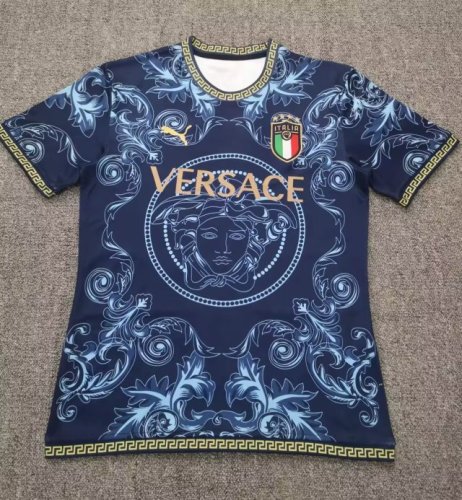 Fans Version 2022 Italy Blue Special Soccer Jersey