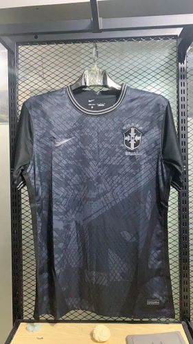 Fans Version 2022-2023 Brazil Black Soccer Jersey