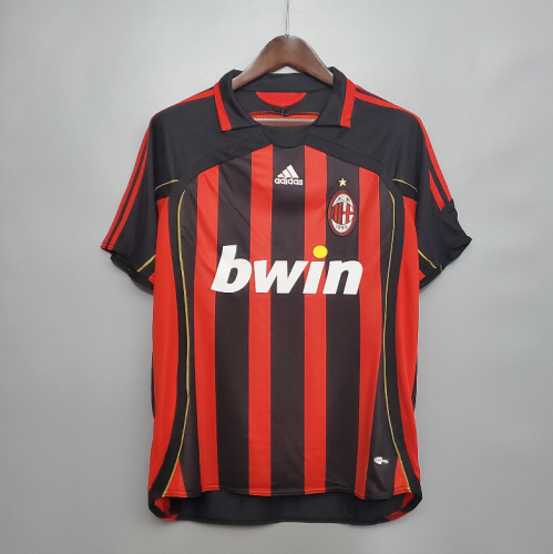 Retro Jersey 2006-2007 AC Milan Home Soccer Jersey