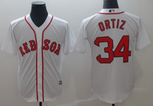 2019 Boston Red Sox # 50 ORTIZ White  MLB Jersey