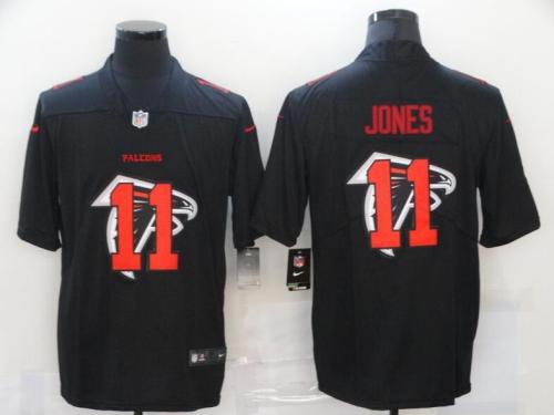 Falcons 11 Julio Jones Black Shadow Logo Limited Jersey