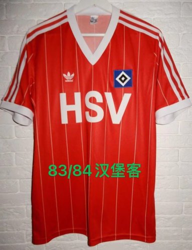 Retro Jersey 1983-1984 HSV Hamburg SV Away Soccer Jersey