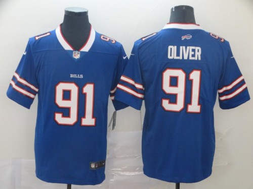 Buffalo Bills 91 Ed Oliver Royal 2019 NFL Draft First Round Pick Vapor Untouchable Limited Jersey