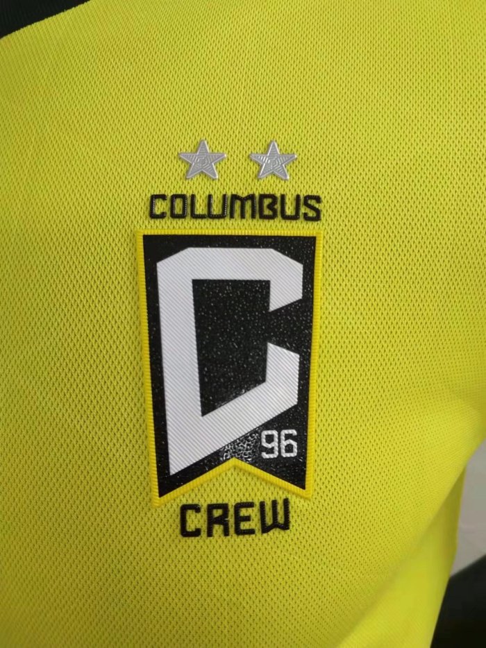 Player Version 2022-2023 Columbus Crew Yellow Soccer Jersey