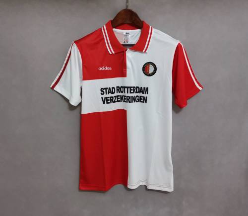Retro Jersey 1994-1996 Feyenoord Rotterdam SLORY 11 Home Soccer Jersey