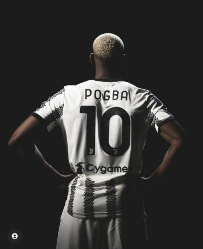 Paul Pogba Juventus 22-23 Home Soccer Jersey