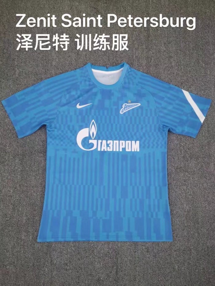 Fans Version 2022-2023 Zenit St Petersburg Blue Soccer Training Jersey