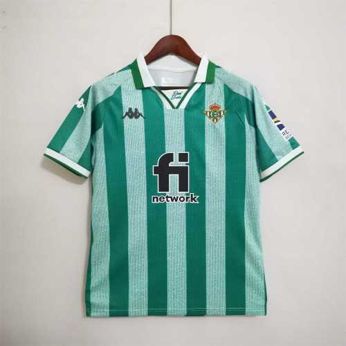 with Reale Seguros Fans Version 2022-2023 Special Edition Real Betis Green Soccer Jersey