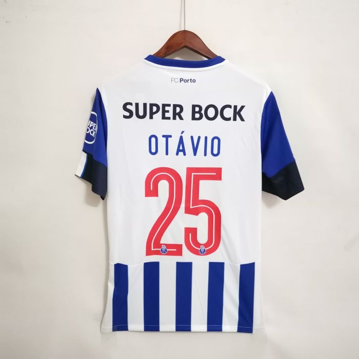 with UCL Patch Player Version 2022-2023 Porto Otavio 25 Home Soccer Jersey