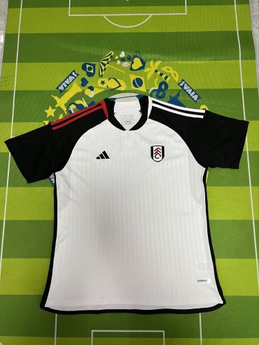 Fans Version 2023-2024 Fulham Home Soccer Jersey S,M,L,XL,2XL,3XL,4XL