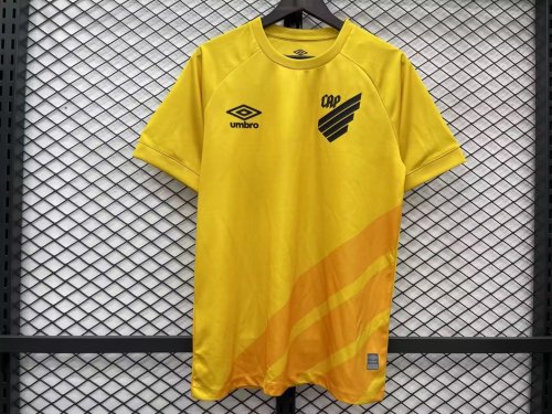 Fans Version 2023-2024 Paranaense Yellow Goalkeeper Soccer Jersey