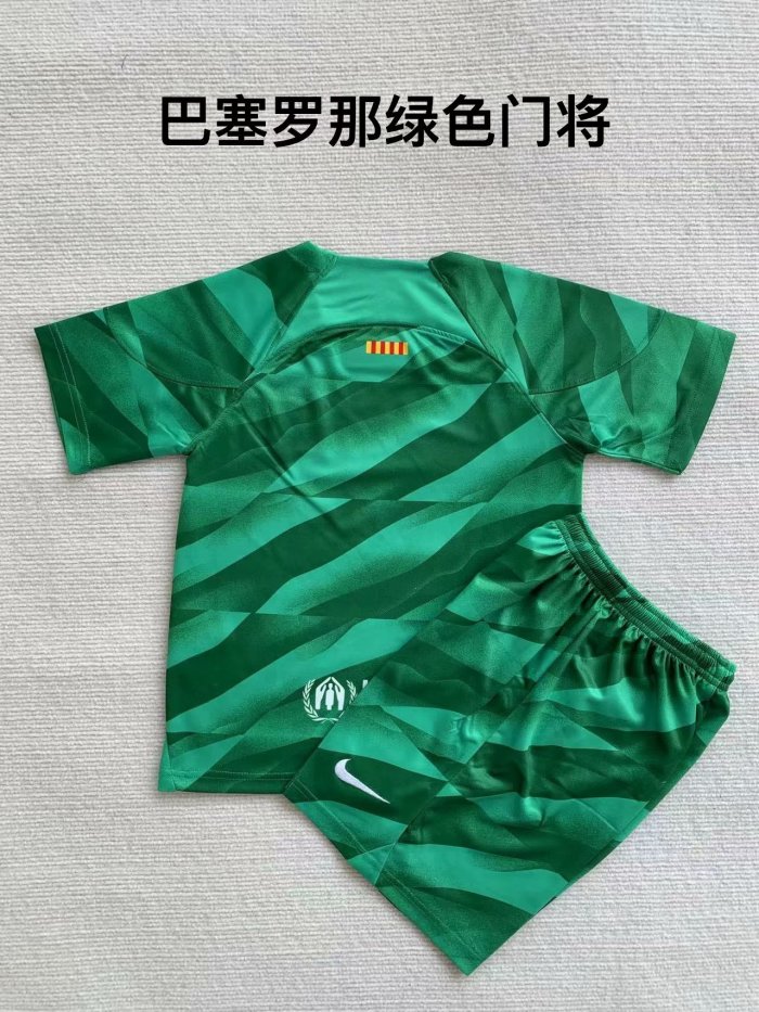 US 39.00 Adult Uniform 20232024 Barcelona Green Goalkeeper Soccer