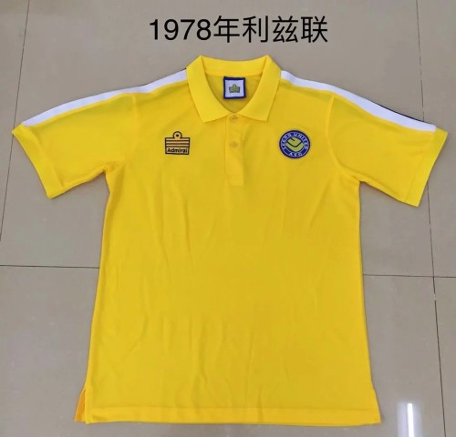 Retro Jersey 1978 Leeds United Yellow Soccer Jersey