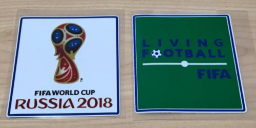 World Cup Russia 2018 Patch Living Football Badge for Soccer Jersey Shirt Brazil