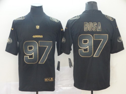 San Francisco 49ers 97 Nick Bosa Black Gold Vapor Untouchable Limited Jersey