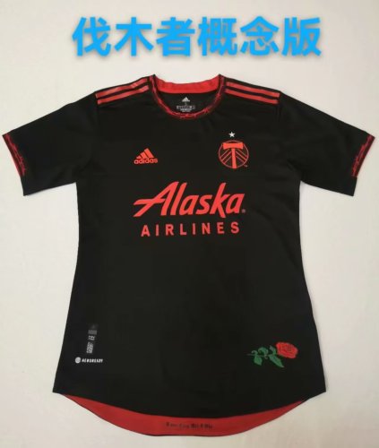 Fans Version 2023-2024 Portland Timbers Special Black Soccer Jersey