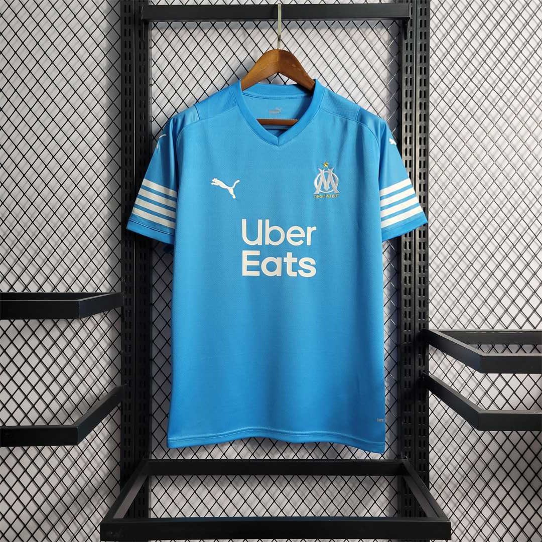 US$ 28.80 - Fans Version 2022-2023 Olympique De Marseille 3rd Away Blue Soccer Jersey P606586