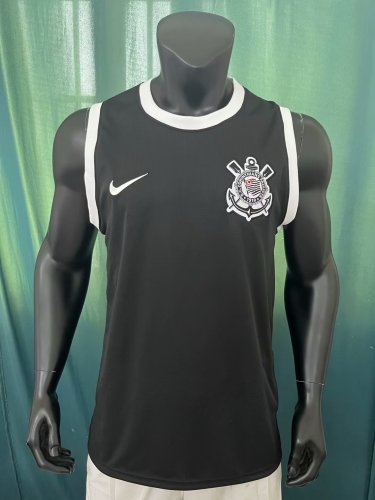 2023-2024 Corinthians Black/White Soccer Training Vest