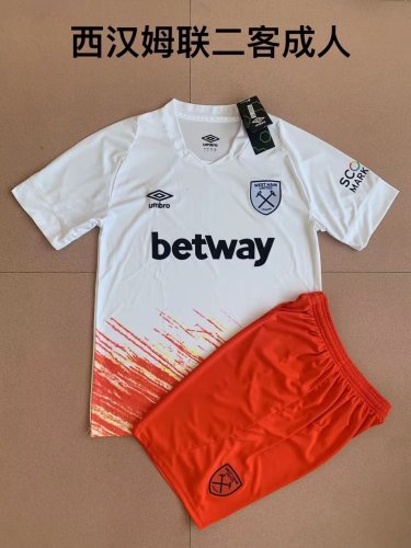 Adult Uniform 2022-2023 West Ham United 3rd Away Soccer Jersey Shorts