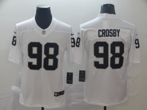 Oakland Raiders 98 Maxx Crosby White Vapor Untouchable Limited Jersey