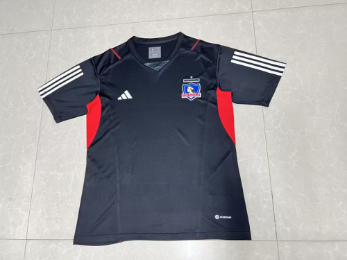 Fans Version 2023-2024 Colo-Colo Black Soccer Training Jersey
