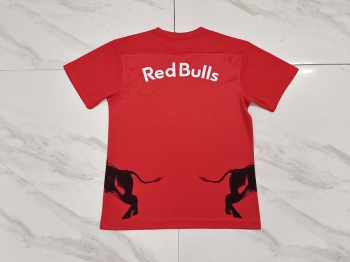 Fans Version 2023-2024 Red Bull Salzburg Home Soccer Jersey