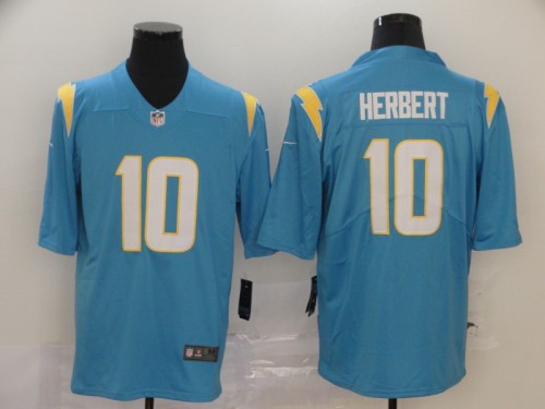 Los Angeles Chargers 10 HERBERT Light Blue 2020 NFL Draft First Round Pick Vapor Untouchable Limited Jersey