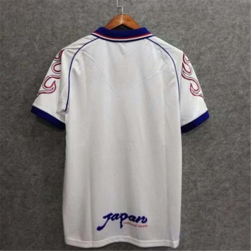 Retro Jersey 1998 Japan Away White Soccer Jersey Vintage Football Shirt