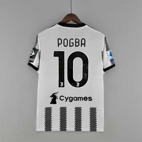 with Serie A Patch Fans Version 2022-2023 Juvents POGBA 10 Home Soccer Jersey