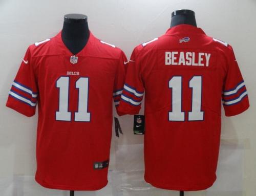 Buffalo Bills 11 BEASLEY Red NFL Jersey