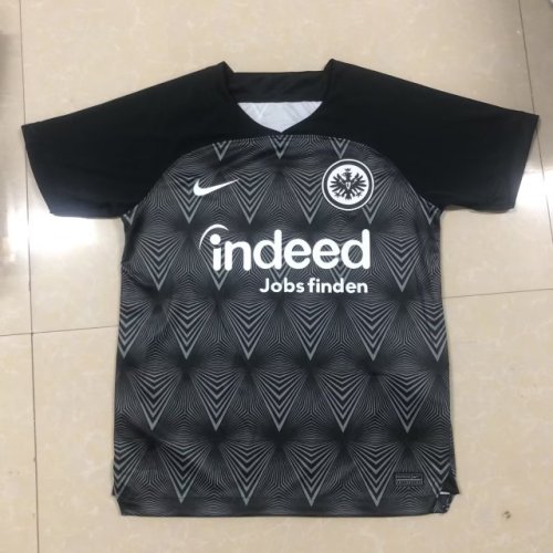 Fans Version 2022-2023 Eintracht Frankfurt Away Black Soccer Jersey