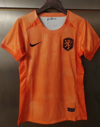 Women 2023-2024 Netherlands Home Soccer Jersey