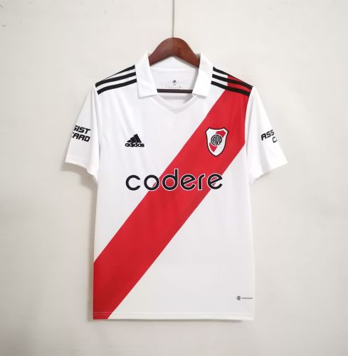 Fans Version 2022-2023 River Plate Home Soccer Jersey