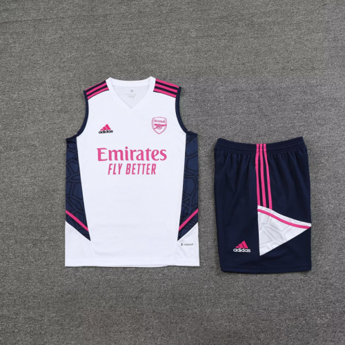 2023-2024 Arsenal White Soccer Jersey Shorts