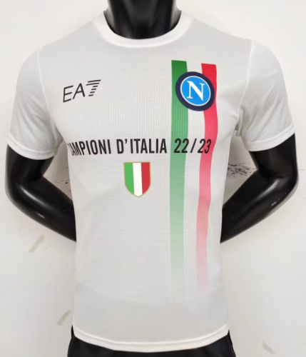 Player Version 2023-2024 Napoli Champion Soccer Jersey