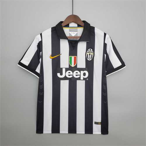 with Scudetto Patch Retro Jersey 2014-2015 Juventus Home Soccer Jersey Vintage Football Shirt
