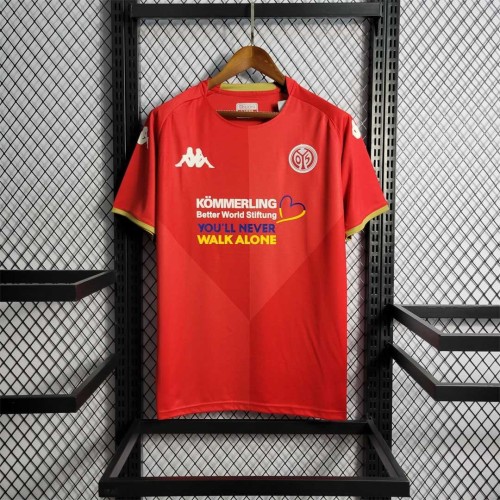 Fans Version 2022-2023 1. FSV Mainz 05 Home Soccer Jersey