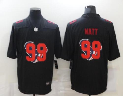 Texans 99 J.J. Watt Black Shadow Logo Limited Jersey