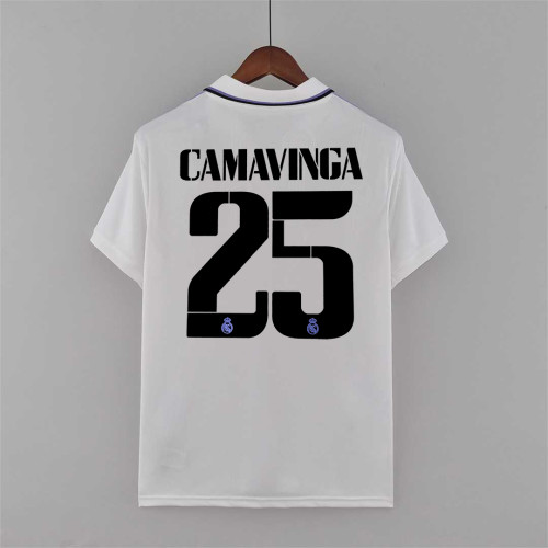 CAMAVINGA 25 Camisetas de Futbol 2022-23 Real Madrid Home Soccer Jersey