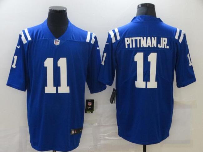 Colts 11 Michael Pittman JR Royal Vapor Untouchable Limited Jersey